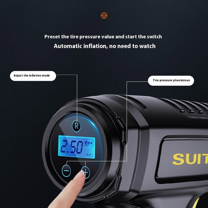 Multifunctional Handheld Wireless Intelligent Digital Display Inflator