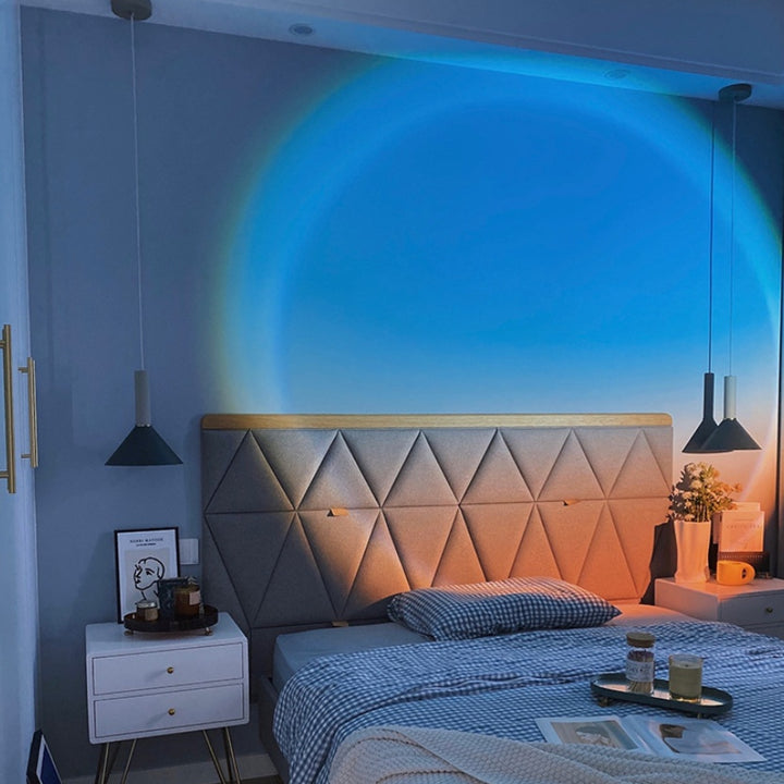 Sunset Lamp Sunset Projector Mood Light Living Room Bedroom Night Light Room Decor Bar Atmosphere Photography Background