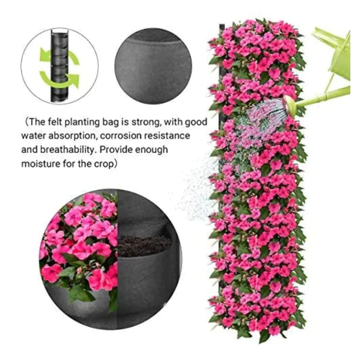 Vertical Hanging Garden Planter Flower Pots